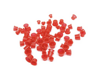 Kubeczki na tusz pigment do tatuażu Tattoo Średni rozmiar M 50szt Czerwone