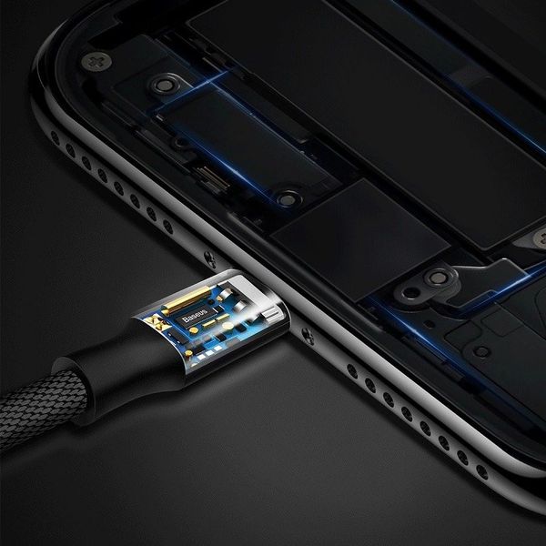 kabel usb do micro usb baseus yiven 1.5m 2a - czarny zdjęcie 6