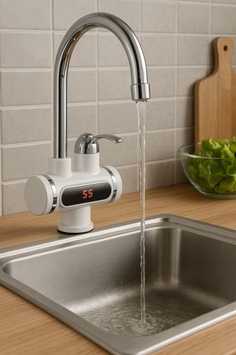 ELEKTRYCZNY PRZEPŁYWOWY PODGRZEWACZ WODY Kran z LCD NADUMYWALKOWY na Arena.pl