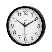 ZEGAR ŚCIENNY 25 CM CZARNY TEESA TSA0037B