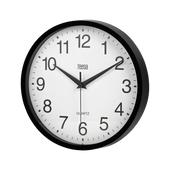 ZEGAR ŚCIENNY 25 CM CZARNY TEESA TSA0037B