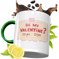 Kubek Zielony Na Walentynki Dla Zakochanych Z Nadrukiem Ze Zdjęciem