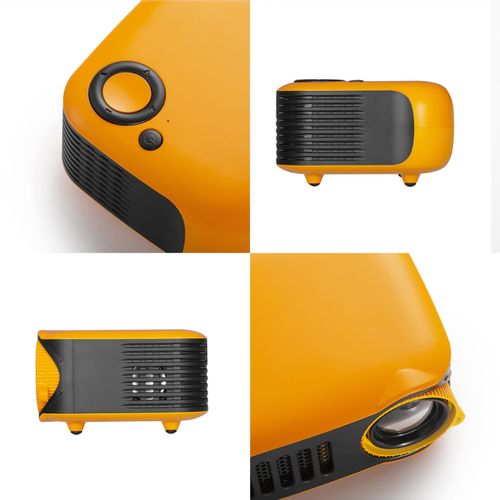 PROJEKTOR LED Mini BEZPRZEWODOWY 14-80" CZARNY na Arena.pl