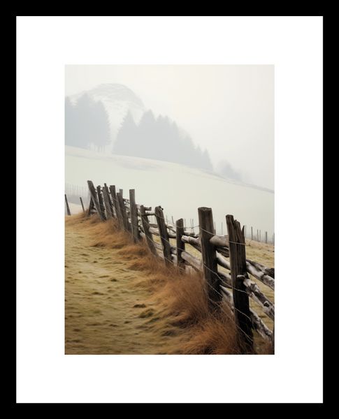 Plakat 13x18cm Spowity Mgłą zdjęcie 3