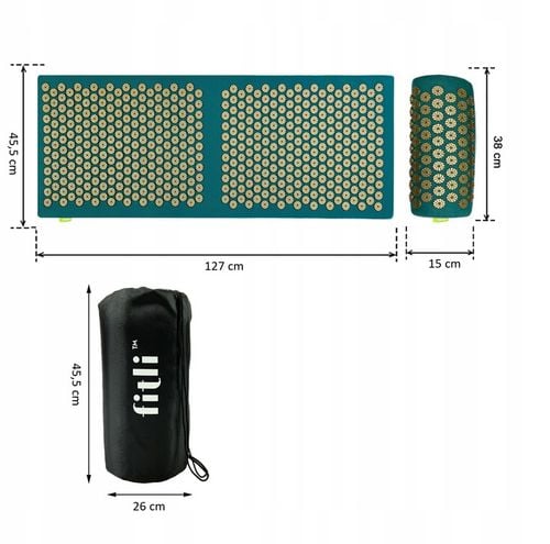 MATA ZDROWOTNA DO AKUPRESURY Z KOLCAMI + PODUSZKA na Arena.pl