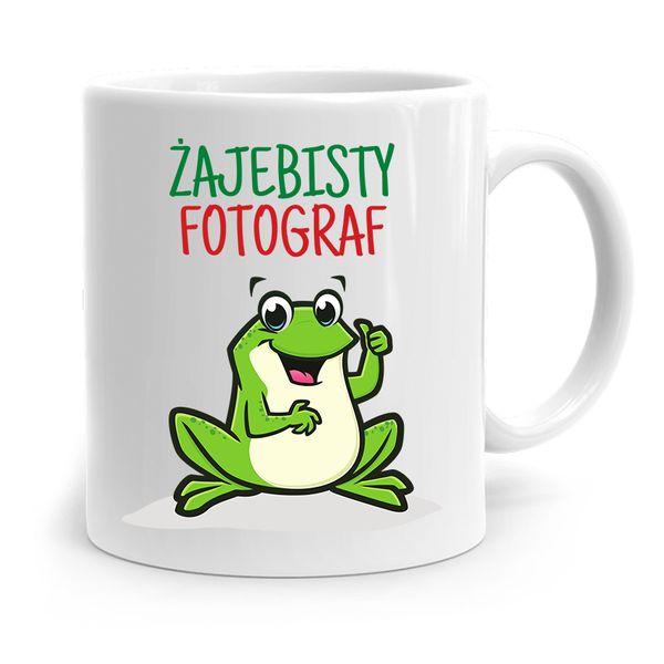 Kubek Dla Fotografa Żajebisty Fotograf Prezent Z Nadrukiem Ze Zdjęciem zdjęcie 1