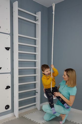 talerz-huśtawka drewniana Start czarny MAŁPISZON na Arena.pl