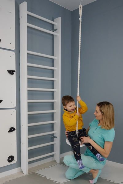 talerz-huśtawka drewniana Start czarny MAŁPISZON zdjęcie 3