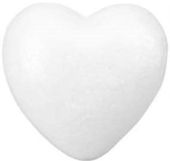 SERCE STYROPIANOWE 16CM SERCA STYROPIANOWE