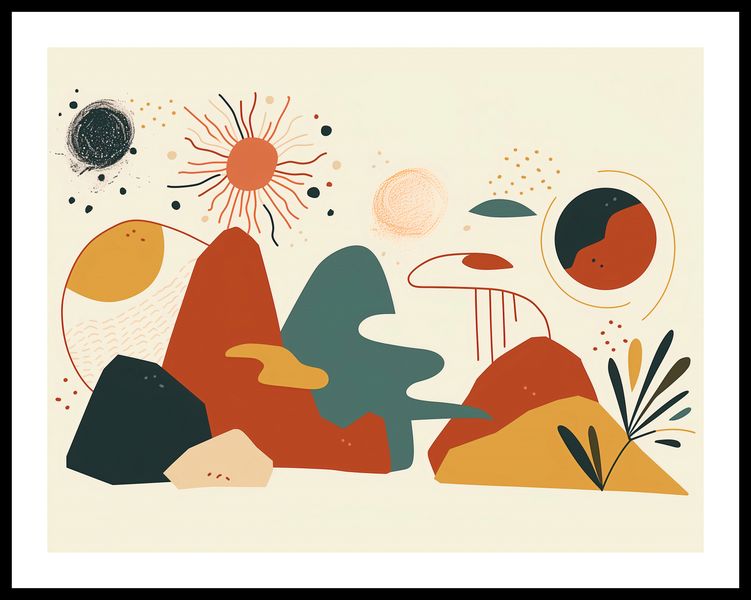 Plakat 65x50cm Kosmos Barw zdjęcie 3