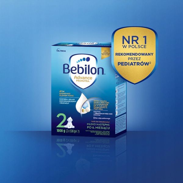Bebilon 2 Pronutra Advance Mleko następne 1000 g zdjęcie 3