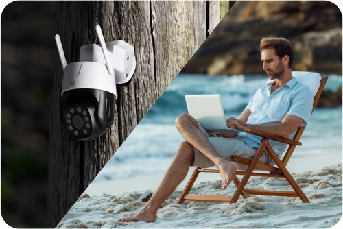 Kamera Obrotowa IP GSM / WIFI 4G LTE SIM 5MPx 5MP AUDIO, WYKRYWANIE POSTACI na Arena.pl