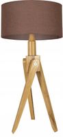 LAMPKA Biurkowa TRÓJNÓG, DREWNO, różne RODZAJE