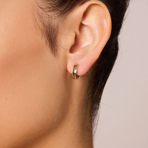 złote młotkowane kolczyki próby 333 na Arena.pl