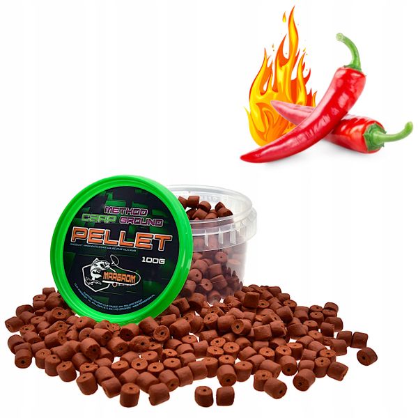 PELLET HACZYKOWY MARGROM 8mm 100g Chili Chilli zdjęcie 1