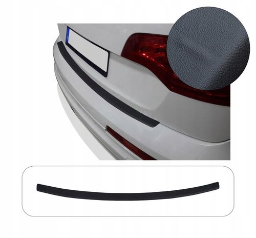 AUDI Q7 2006-2015 Listwa Nakładka na Zderzak Tylni Czarna ABS na Arena.pl