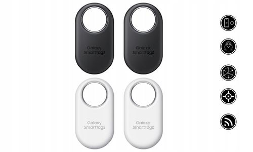 Zestaw 4x Oryginalny Lokalizator Samsung SmartTag2 2x Biały 2x Czarny IP67 na Arena.pl
