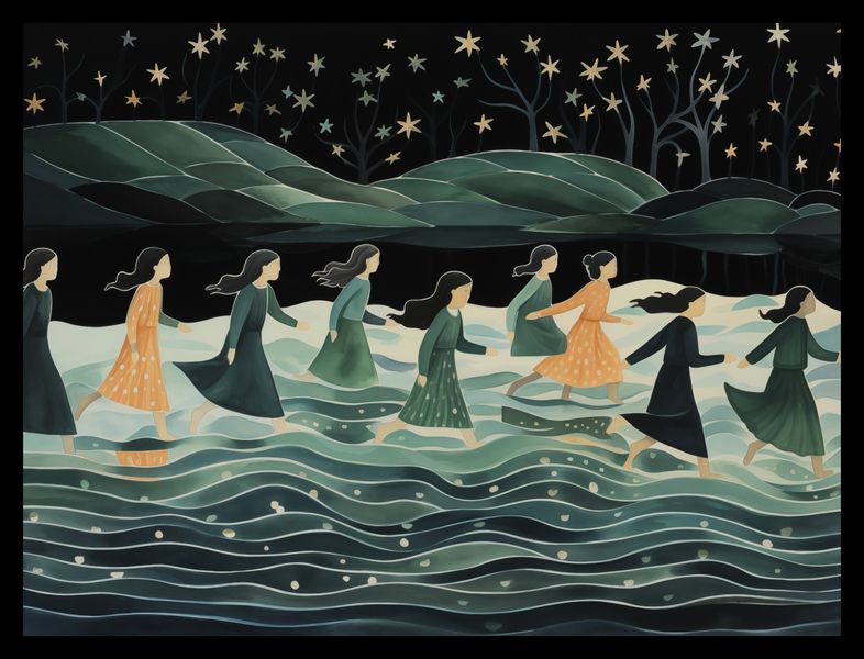 Plakat 40x30cm Nocna Procesja zdjęcie 2