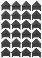 SAMOPRZYLEPNE NAROŻNIKI DO ZDJĘĆ CZARNE 48 SZT DPNK-157 DP CRAFT