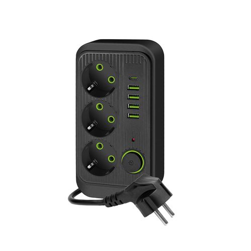 przedłużacz linea pro 3gn+4usb/1usb-c/5m/zu+w czarny kobi na Arena.pl