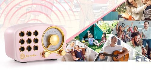 Feegar Retro Mini Radio Kuchenne Bluetooth 4.2 10H na Arena.pl