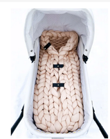 ŚPIWÓR BECIK ROŻEK NIEMOWLĘCY DO WÓZKA OTULACZ OCIEPLACZ PLECIONY KOCY