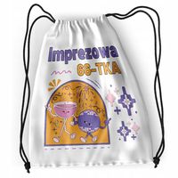 Plecak Urodziny 66 66Te Sportowy Szkolny Worek Z Nadrukiem Ze Zdjęciem