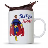 Kubek Prezent Dla Brata Braciszka Super Brat Z Nadrukiem Ze Zdjęciem