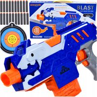 PISTOLET AUTOMAT KARABIN NA STRZAŁKI WYRZUTNIA Z MAGAZYNKIEM NABOJE PIANKI