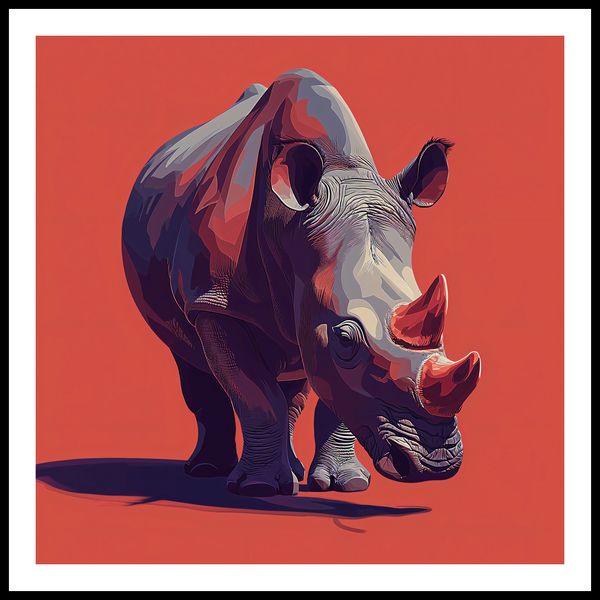 Plakat 60x60cm Marszujący Gigant zdjęcie 3