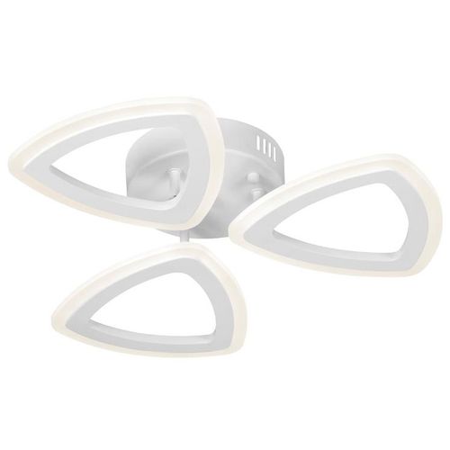 Ledowy plafon 48W W7112-3S WT biała lampa natynkowe trójkąty na Arena.pl