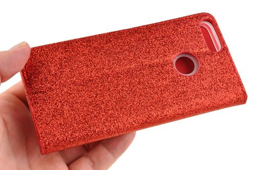 Etui Smart Brokat do HUAWEI P Smart czerwony na Arena.pl