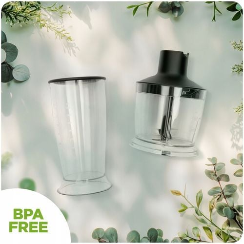 Blender ręczny 1500W czarny Berdsen tytanowe ostrza wielofunkcyjny 5w1 na Arena.pl