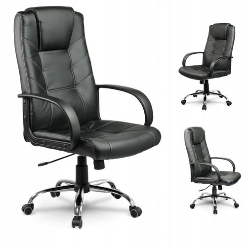 FOTEL BIUROWY OBROTOWY CHROM KRZESŁO SOFOTEL 221 na Arena.pl