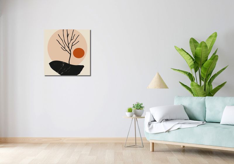 Obraz 60x60cm Nagie Drzewo zdjęcie 2