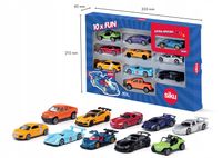 SIKU 0450 Zestaw Samochodów Sportowych Set 10 szt 2023