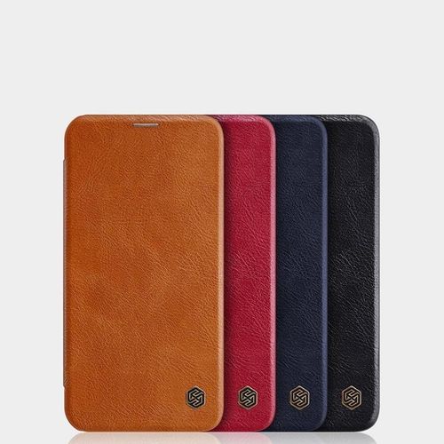 Nillkin Qin Leather Case - Etui Apple iPhone 12 Pro Max (Red) na Arena.pl
