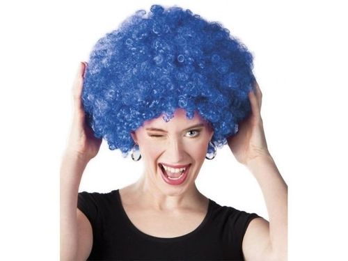 Peruka afro niebieska na Arena.pl