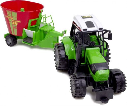 Traktor z przyczepą + siewnik 50cm na Arena.pl