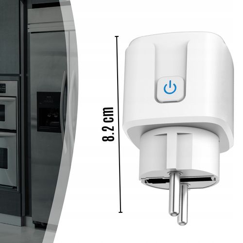 INTELIGENTNA WTYCZKA GNIAZDO SMART Z WATOMIERZEM 230V 20A WIFI na Arena.pl