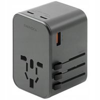 ENERGEA ład. siec. 1xUSB+2xUSB-C PD-PPS-QC 3.0 65W 1A2C adapter 4w1 US/UA/E