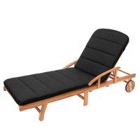 Poduszka AMELIA na długi leżak ogrodowy plażowy, materac 185x60x6cm