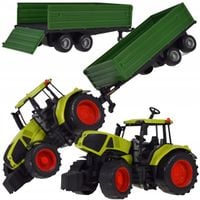 TRAKTOR CIĄGNIK MASZYNA ROLNICZA PRZYCZEPA FARMER ZABAWKA DLA DZIECI ROLNIK
