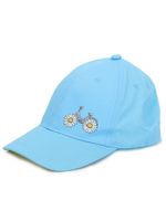 Czapka z daszkiem bejsbolówka dziewczęca rower niebieska 50-54 YOCLUB