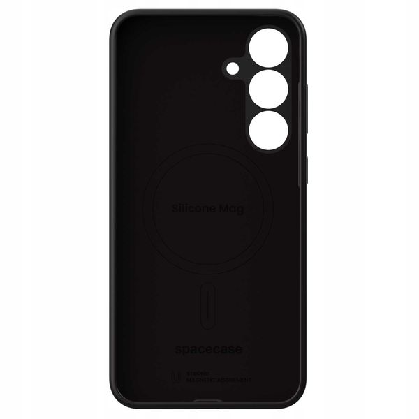 Spacecase Silicone Mag Galaxy S25+ Black zdjęcie 6