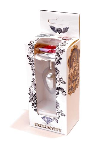 Plug-Jewellery Silver  Heart PLUG- Pink na Arena.pl