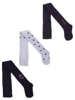 Rajstopy dziewczęce bawełniane we wzory 3PAK  152-158 YOCLUB