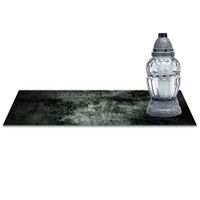 SZKLANA PODSTAWKA POD ZNICZE z dedykacją 60x20cm Beton 32c