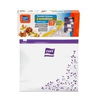 Torebki foliowe woreczki z suwakiem LDPE 1,5 l 15 szt. do żywności zamrażania na leki kosmetyki