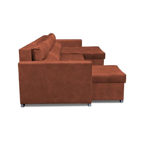 Narożnik Varius BIG rozkładany f spania pojemniki Family meble brąz na Arena.pl